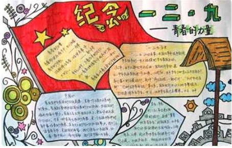 129手抄报图片大全初中