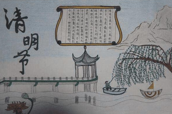 2021清明节手抄报简单一点