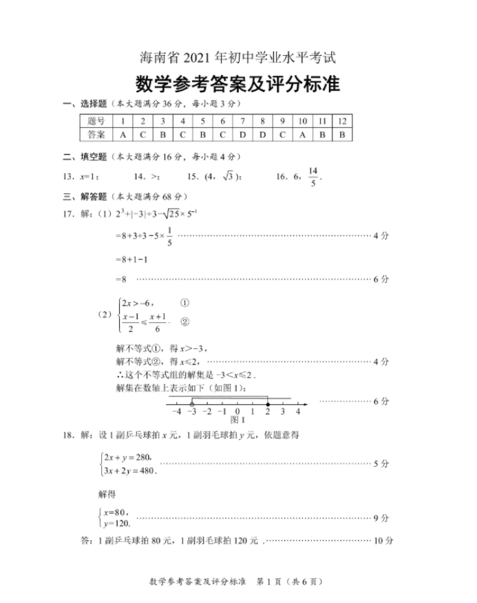 答案1