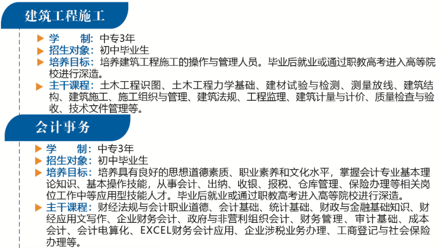 2024郓城县职业中等专业学校招生简章