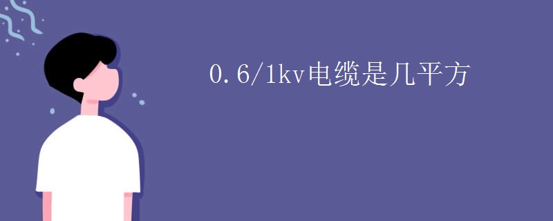 0.6/1kv电缆是几平方