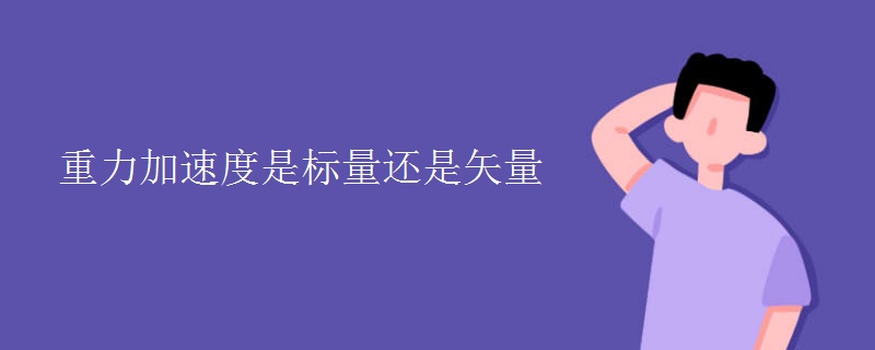 重力加速度是标量还是矢量