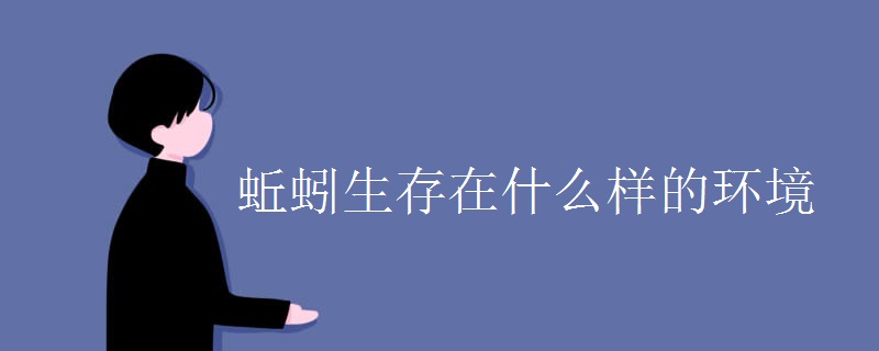 蚯蚓生存在什么样的环境