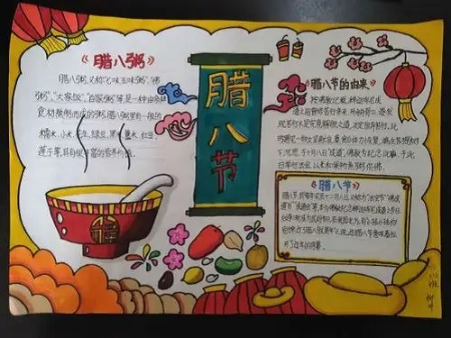 2022腊八节手抄报一等奖