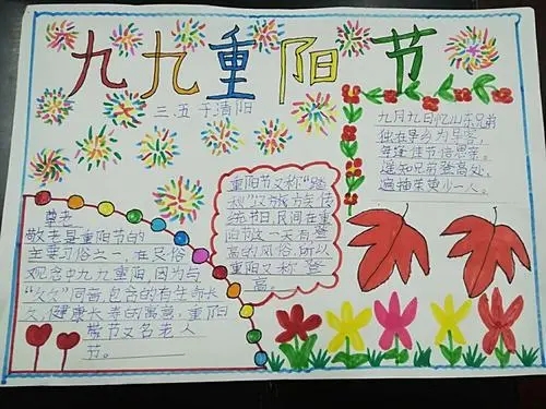 2021重阳节手抄报简单易画