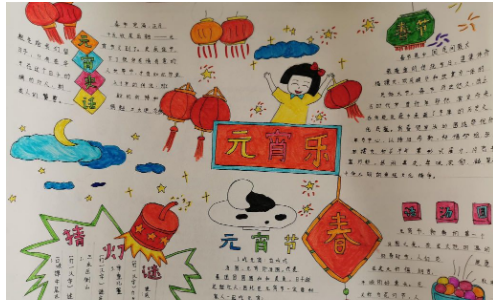 2024元宵节手抄报简单又漂亮
