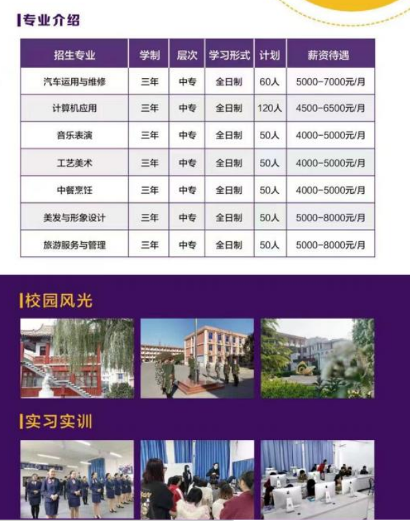 沁阳市职业中等专业学校招生章程