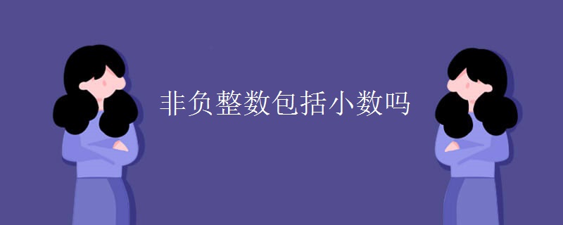 非负整数包括小数吗
