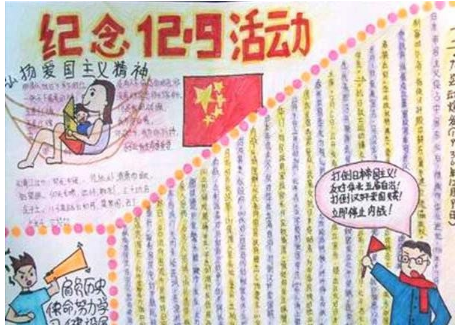 129手抄报图片大全初中