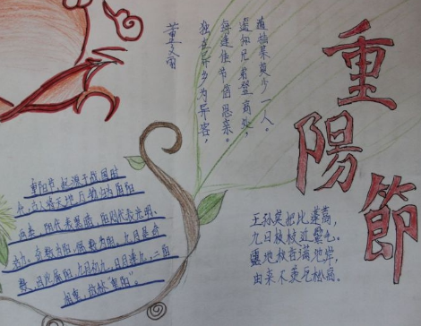 九九重阳节手抄报大全