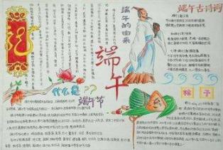 2022年端午节三年级优秀手抄报