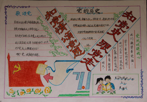 少年中国说手抄报