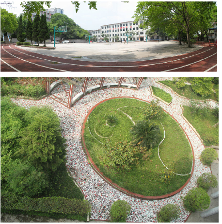 内江铁路中学环境