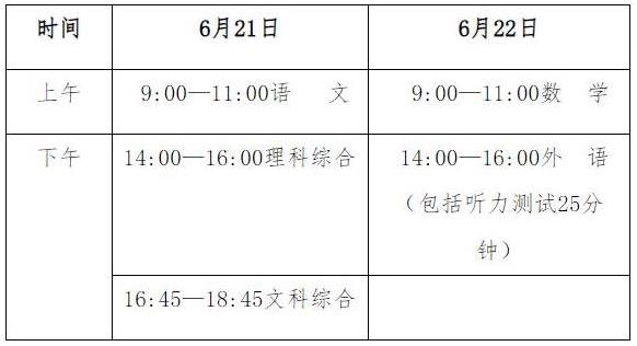 石家庄中考时间2023时间表