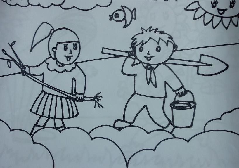 2023年五一劳动节简笔画图片