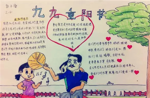 2021重阳节的手抄报简单