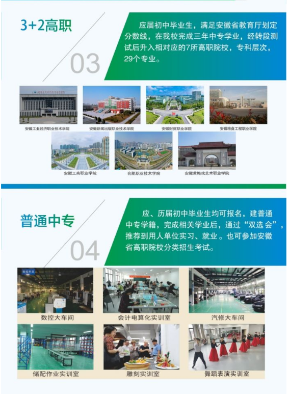 2022年合肥市经贸旅游学校秋季招生简章及招生专业