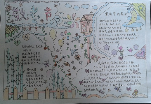 重阳节简单又漂亮的手抄报