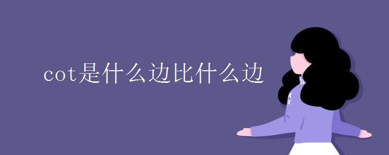 cot是什么边比什么边