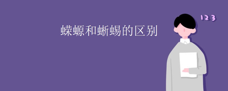蝾螈和蜥蜴的区别