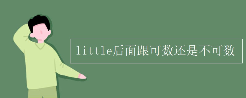 little后面跟可数还是不可数