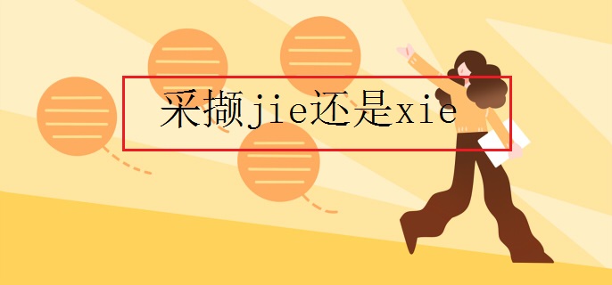 采撷jie还是xie