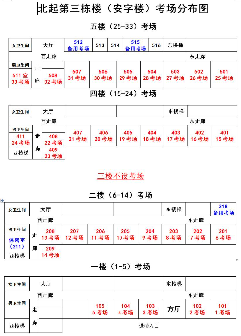 2023大庆中考考场考点设置
