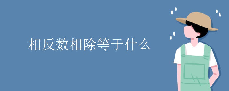 相反数相除等于什么