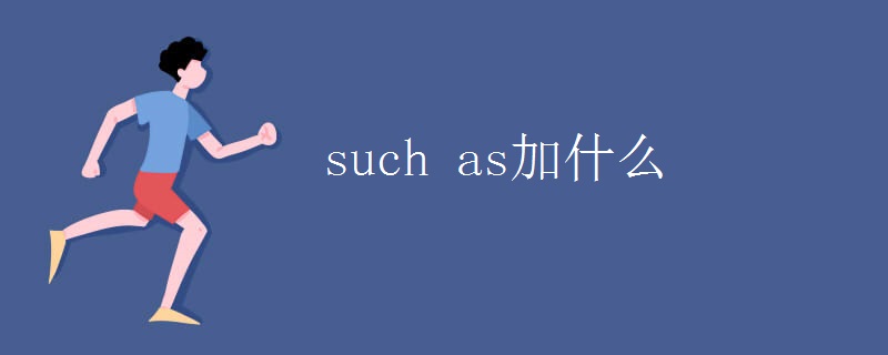 such as加什么