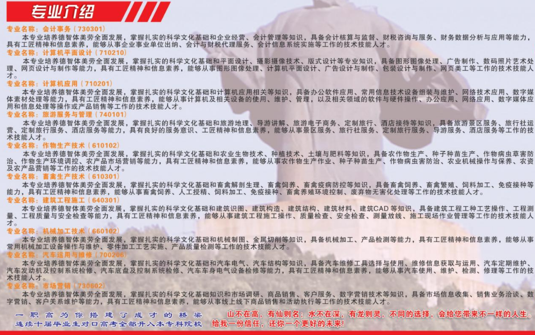 永城市第一职业高级中学招生章程