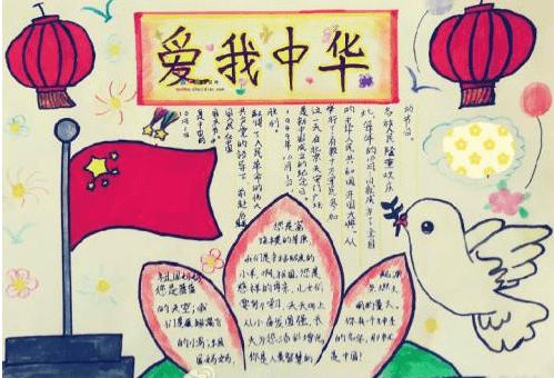 2021国庆初中生精美手抄报