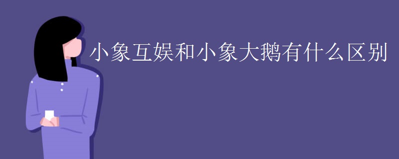 小象互娱和小象大鹅有什么区别