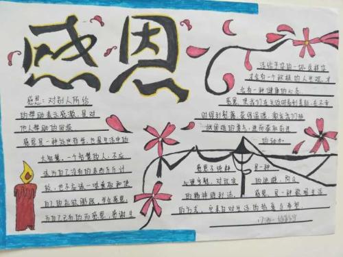 2021感恩节精美手抄报