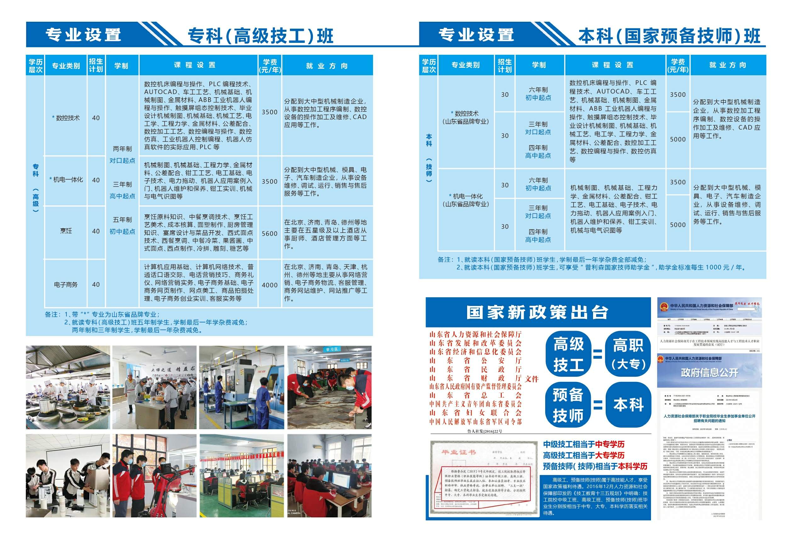 2024德州普利森高级技工学校招生简章