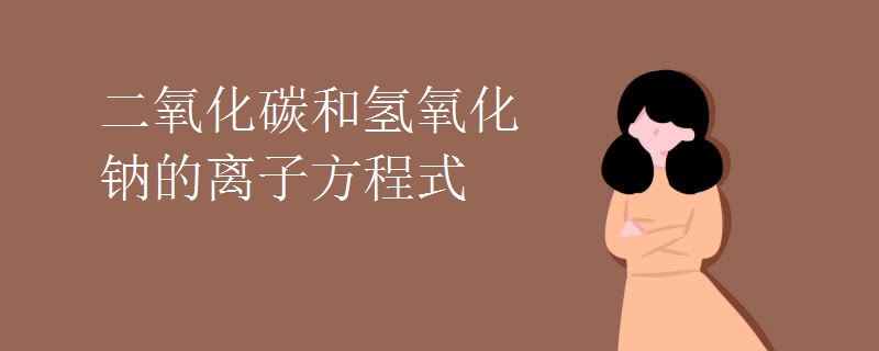 二氧化碳和氢氧化钠的离子方程式