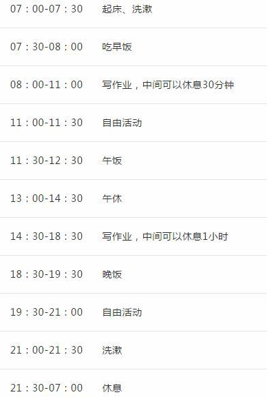 初三寒假逆袭每日计划表