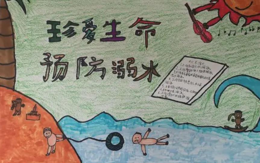 2023防溺水手抄报大全图片