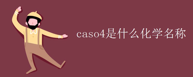caso4是什么化学名称