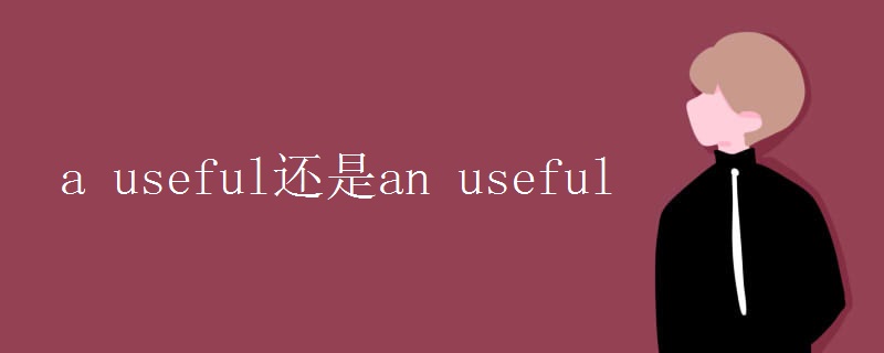 a_useful还是an_useful