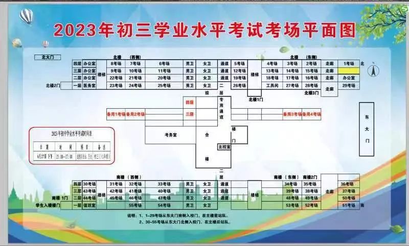 2023大庆中考考场考点设置