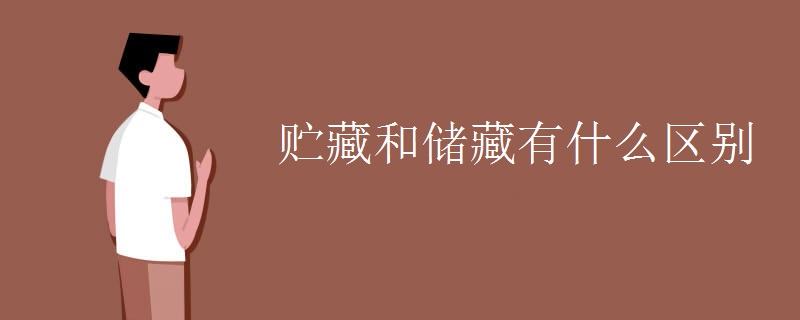 贮藏和储藏有什么区别