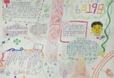 2022父亲节优秀手抄报精选