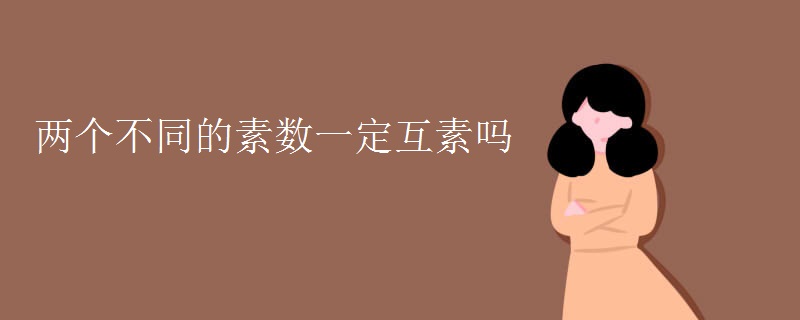两个不同的素数一定互素吗
