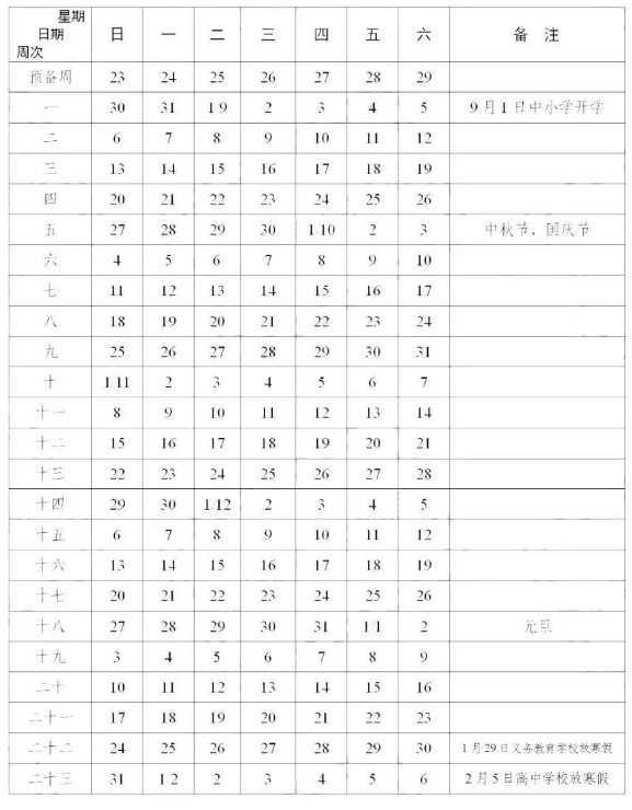 2022武汉小学寒假放假时间安排