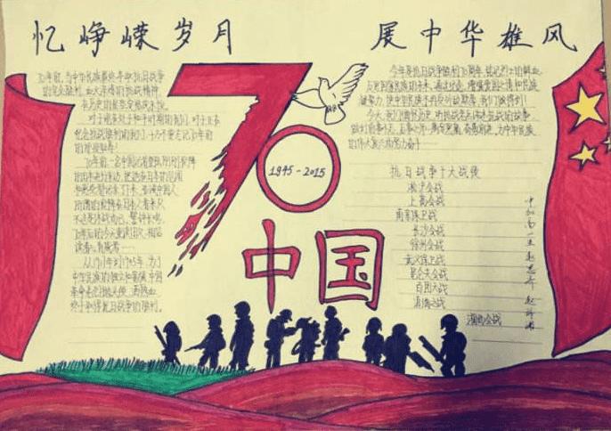 2021国庆节最新精美手抄报