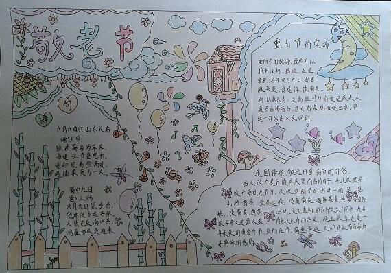 2021年重阳节精美手抄报