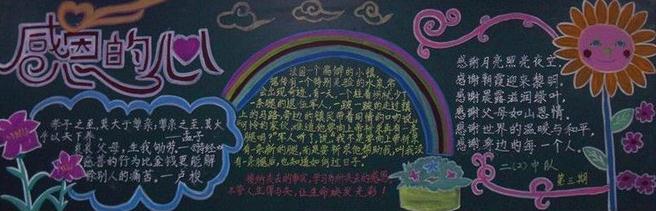 2021年教师节初中生精美黑板报
