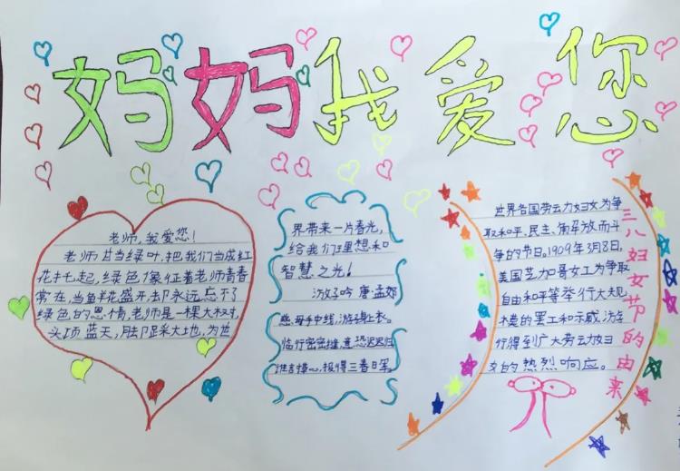 2023妇女节手抄报简单又漂亮 一等奖