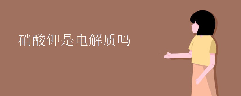 硝酸钾是电解质吗