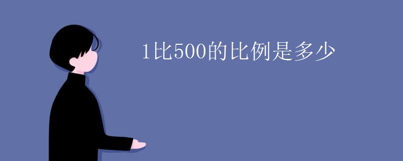 1比500的比例是多少